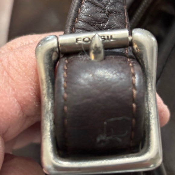 FOSSIL Brown Leather Crossbody bag - Picture 5 of 7